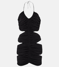 MÔNOT Halterneck cutout minidress