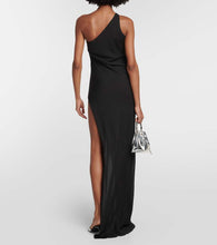 MÔNOT One-shoulder chiffon maxi dress