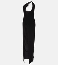 MÔNOT One-shoulder cutout gown