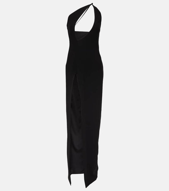 MÔNOT One-shoulder cutout gown