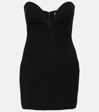 MÔNOT crêpe minidress
