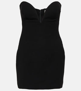 MÔNOT crêpe minidress