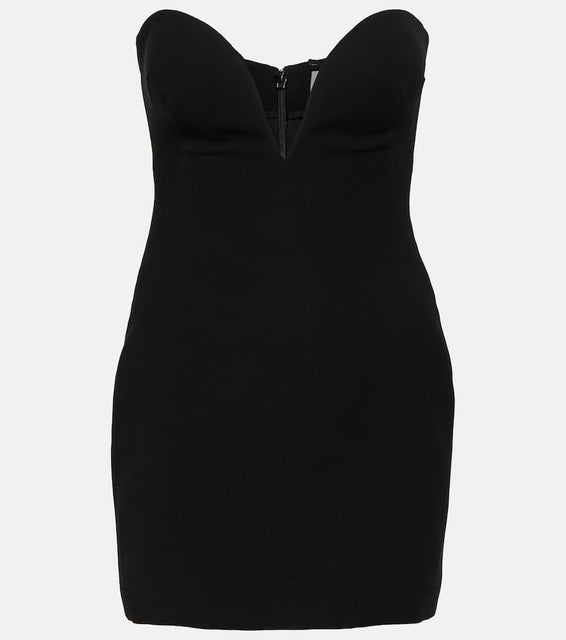 MÔNOT crêpe minidress