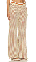 MONROW Crochet Wide Leg Pants in Yellow