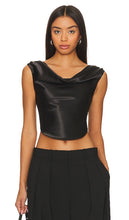 MORE TO COME Mari Drape Top in Black - PLUS À VENIR Mari Drape Top en Noir - 更多即将推出 Mari 黑色垂褶上衣 - WEITERE KOMMEN Mari Drape Top in Schwarz - MORE TO COME 마리 드레이프 탑 - ALTRI IN ARRIVO Top Mari Drape in nero