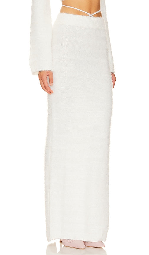 MORE TO COME Octavia Skirt in White