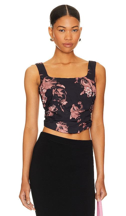 MORE TO COME Simon Top in Black - PLUS À VENIR Top Simon en Noir - 更多即将推出 Simon 黑色上衣 - Es folgen noch weitere Simon-Tops in Schwarz - MORE TO COME 사이먼 탑 in 블랙 - ALTRI IN ARRIVO Simon Top in nero