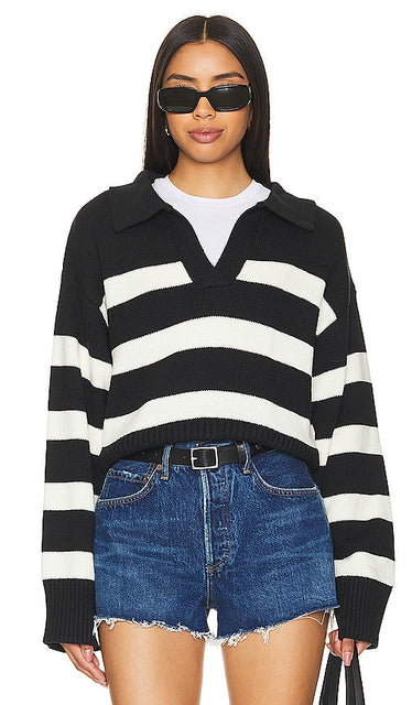 MORE TO COME Tatia Sweater in Black - PLUS À VENIR Pull Tatia en Noir - 更多即将推出 Tatia 黑色毛衣 - Es folgen noch weitere Tatia-Pullover in Schwarz - MORE TO COME 타티아 스웨터블랙 색상 - ALTRI IN ARRIVO Maglione Tatia in nero