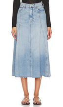 MOTHER The Full Swing Midi Skirt in Blue