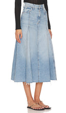 MOTHER The Full Swing Midi Skirt in Blue
