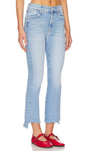 MOTHER Petite Lil' Insider Crop Step Fray in Blue