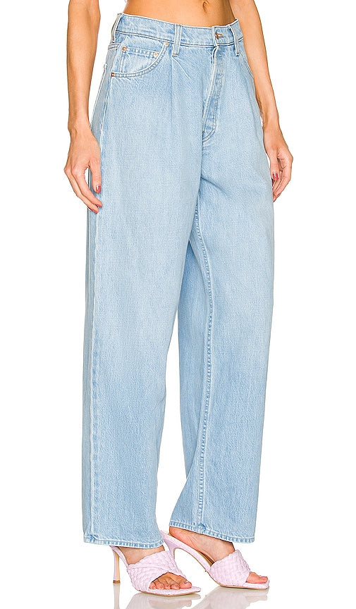 MOTHER SNACKS! The Pleated Fun Dip Puddle in Blue