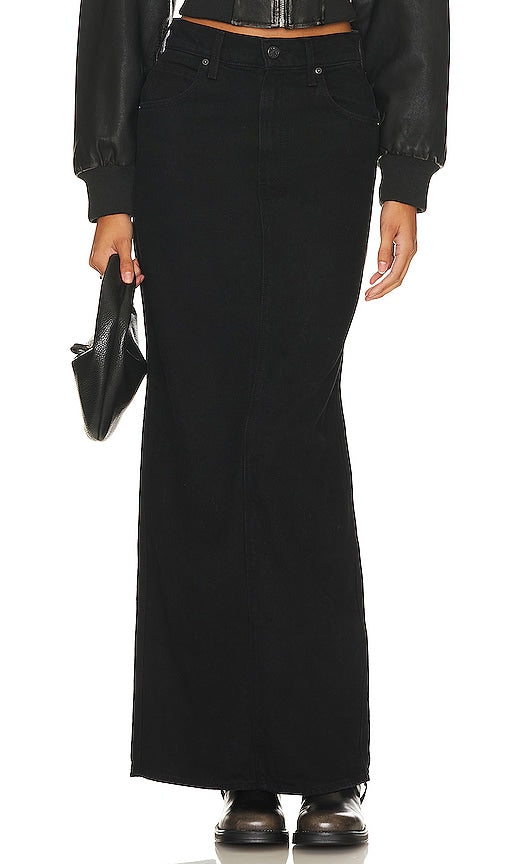 MOTHER The Candy Stick Skirt in Black - MOTHER La jupe Candy Stick en noir - MOTHER 黑色糖果棒裙 - MUTTER Der Candy Stick Rock in Schwarz - MOTHER THE 캔디 스틱 스커트 - MADRE La gonna Candy Stick in nero