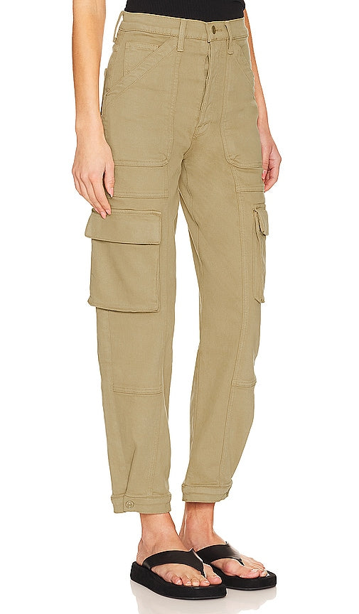 MOTHER The Curbside Cargo Flood in Beige