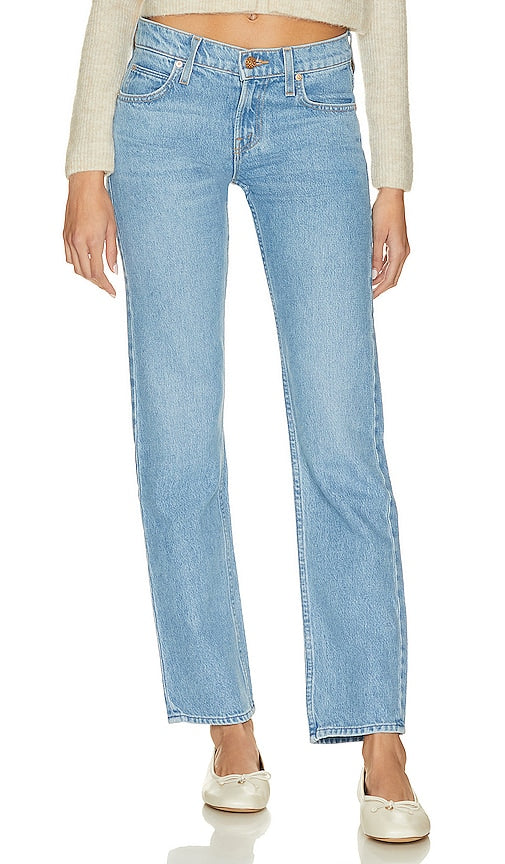 MOTHER The Down Low Sweet Tooth Skimp in Blue - MOTHER The Down Low Sweet Tooth Skimp en bleu - MOTHER 蓝色低腰甜食紧身裤 - MOTHER Der Down Low Sweet Tooth Skimp in Blau - MOTHER THE DOWN 로우 스위트 투스 스키프 in 블루 - MADRE La golosa lesina in blu