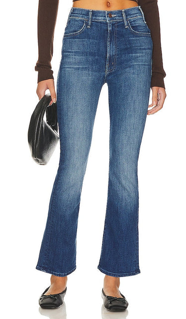 MOTHER The Hustler Ankle in Blue - MÈRE The Hustler Cheville en Bleu - MOTHER The Hustler 蓝色脚踝 - MUTTER The Hustler Ankle in Blau - MOTHER 허슬러 앵클 블루 색상 - MADRE La caviglia Hustler in blu