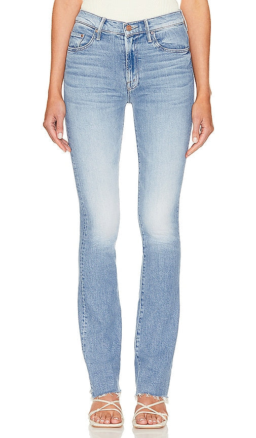 MOTHER The Insider Sneak Fray in Blue - MÈRE The Insider Sneak Fray en bleu - MOTHER The Insider 蓝色连衣裙 - MOTHER The Insider Sneak Fray in Blau - MOTHER The Insider Sneak Fray 블루 색상 - MADRE L'Insider Sneak Fray in Blue