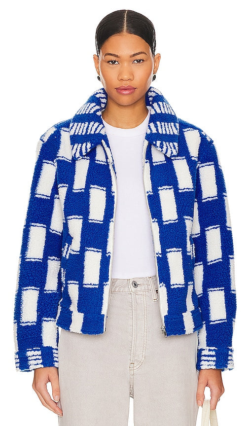 MOTHER The Kickstand Jacket in Blue - MOTHER La veste Kickstand en bleu - MOTHER 蓝色 Kickstand 夹克 - MOTHER Die Kickstand-Jacke in Blau - MOTHER 킥스탠드 재킷 블루 색상 - MADRE La giacca Kickstand in blu