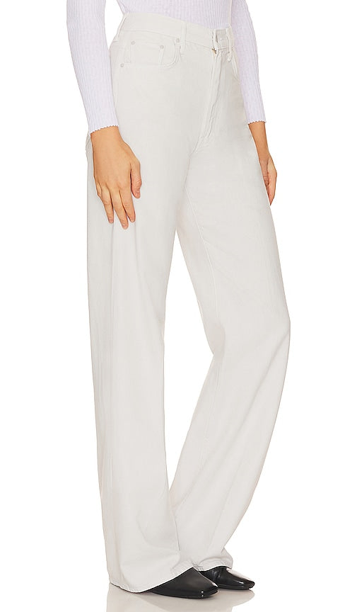 MOTHER The Lasso Heel in White