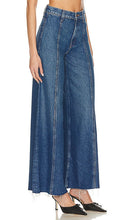 MOTHER The Lunch Line Sneak Fray in Blue