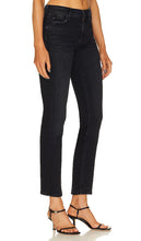 MOTHER The Mid Rise Dazzler Ankle in Black