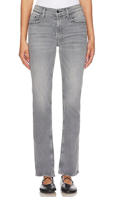 MOTHER The Mid Rise Rider Skimp in Grey - MOTHER The Mid Rise Rider Skimp en gris - MOTHER 灰色中腰骑士紧身裤 - MOTHER Der Mid Rise Rider Skimp in Grau - MOTHER 미드 라이즈 라이더 스킵프 그레이 색상 - MADRE Il cavaliere di media altezza Skimp in grigio