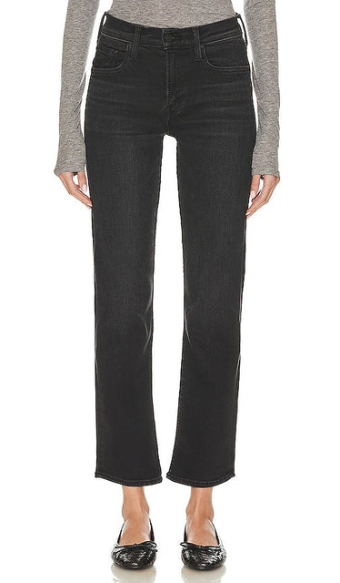 MOTHER The Smarty Pants Hover in Black - MOTHER Le pantalon Smarty Hover en noir - MOTHER 黑色聪明裤盘旋 - MUTTER Die Smarty Pants Hover in Schwarz - MOTHER 스마티 팬츠 호버 블랙 색상 - MADRE I pantaloni Smarty si librano in nero