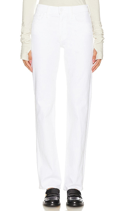 MOTHER The Smarty Pants Skimp in White - MOTHER Le pantalon Smarty Skimp en blanc - MOTHER 白色紧身裤 - MUTTER Die Smarty Pants Skimp in Weiß - MOTHER THE 스마티 팬츠 스킵 화이트 색상 - MADRE I pantaloni Smarty Skimp in bianco