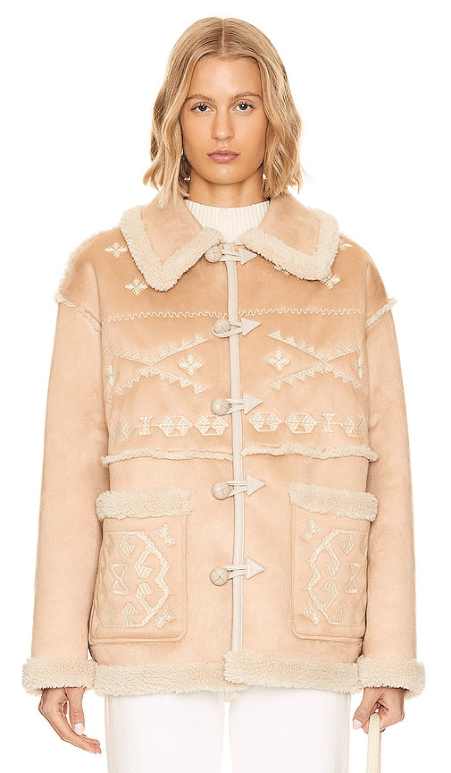 MOTHER The Toasty Jacket in Nude