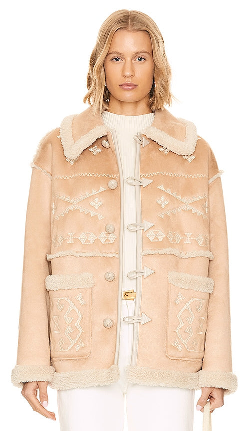 MOTHER The Toasty Jacket in Nude - MÈRE La veste Toasty en Nude - MOTHER 裸体的烤面包夹克 - MUTTER Die Toasty-Jacke in Nude - MOTHER The Toasty 자켓 누드 색상 - MADRE La giacca Toasty in nudo