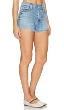 MOTHER The Tomcat Kick Fray Short in Blue