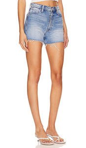 MOTHER The Tomcat Short N Long Short in Blue