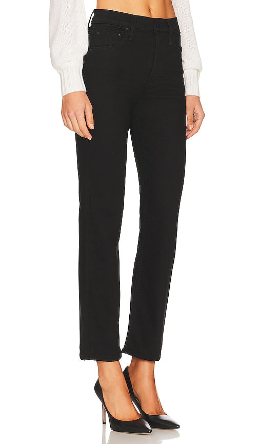 MOTHER Tomcat Ankle in Black