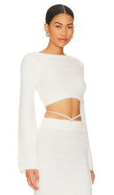 MORE TO COME Octavia Sweater in White