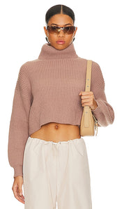 MORE TO COME Sloane Turtleneck Sweater in Taupe - PLUS À VENIR Pull à col roulé Sloane en taupe - 更多即将推出 Sloane 灰褐色高领毛衣 - WEITERE KOMMEN Sloane Rollkragenpullover in Taupe - 추가 상품 토프 소재의 Sloane 터틀넥 스웨터 - ALTRI IN ARRIVO Maglione dolcevita Sloane in tortora