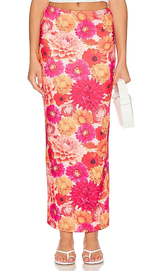 MORE TO COME Bella Maxi Skirt in Pink