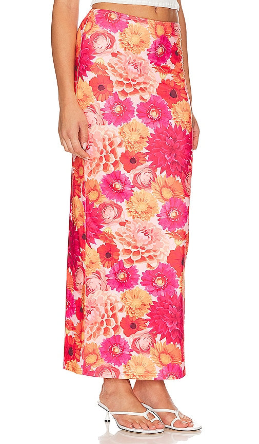 MORE TO COME Bella Maxi Skirt in Pink