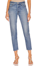 Moussy Vintage Evans Tapered Mid in Blue - Moussy Vintage Evans Tapered Mid en bleu - Moussy Vintage Evans 锥形中号蓝色 - Moussy Vintage Evans Tapered Mid in Blau - Moussy Vintage Evans 테이퍼드 미드 블루 색상 - Moussy Vintage Evans affusolato medio in blu