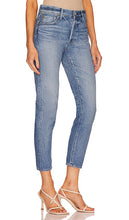 Moussy Vintage Evans Tapered Mid in Blue