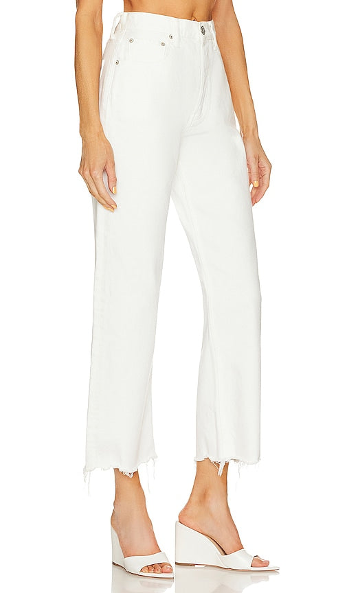 Moussy Vintage Aurora Wide Straight in White