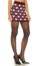 MSGM Active Hearts Skirt in Multi