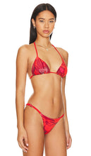 Maaji Edge Bikini Top in Red