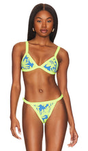 Maaji Hyacinth Reversible Bikini Top in Blue