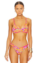 Maaji Liberty Reversible Bikini Top in Fuchsia