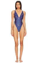 Maaji Limited Edition Knotty Reversible One Piece in Metallic Silver,Navy