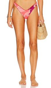 Maaji Splendour Reversible Bikini Bottom in Red