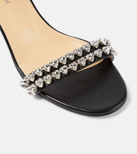 Mach & Mach Audrey 55 crystal-embellished leather sandals