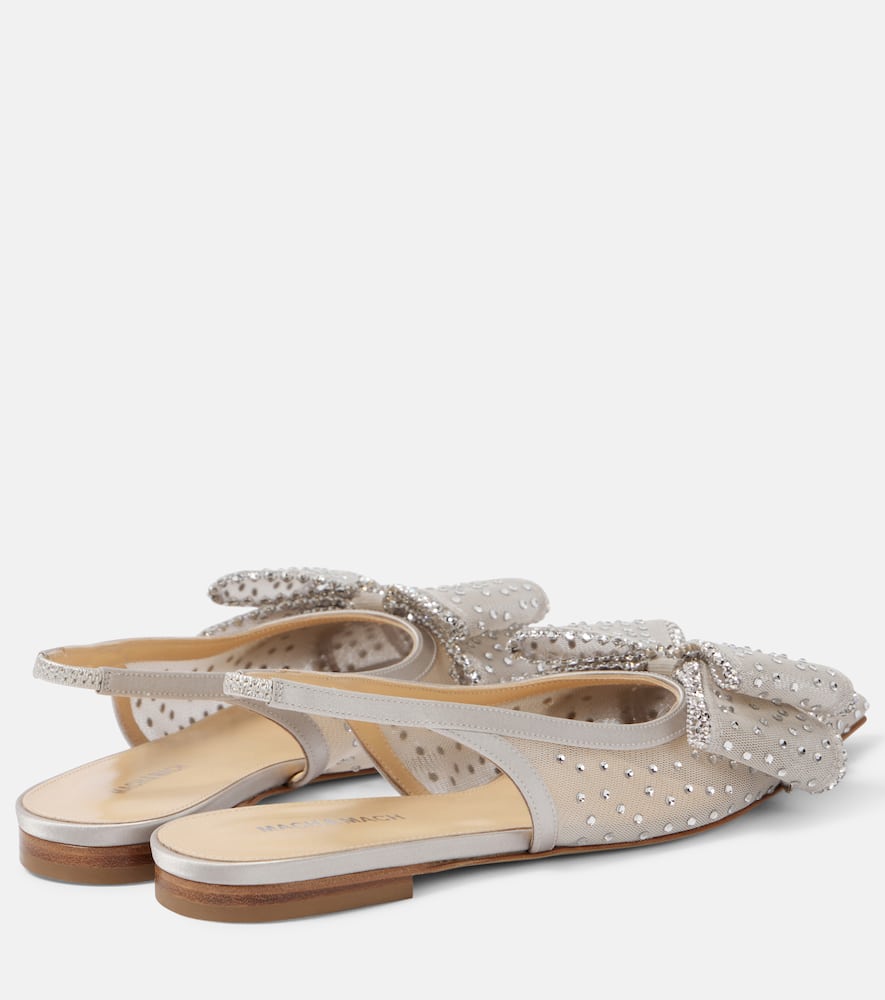 Mach & Mach Cadeau embellished ballet flats