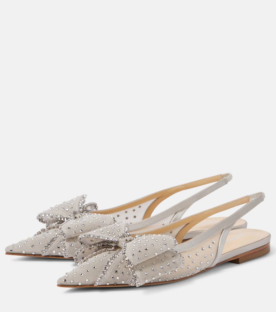 Mach & Mach Cadeau embellished ballet flats