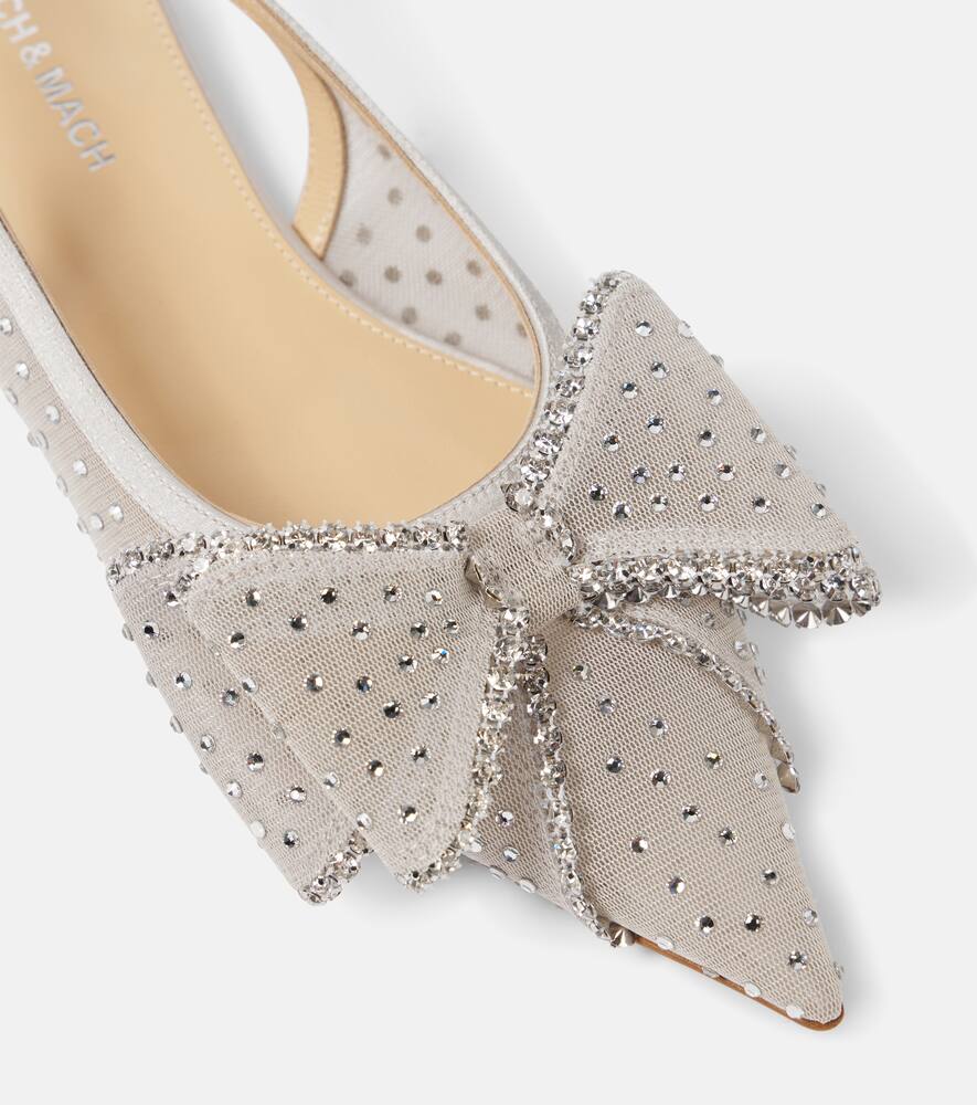 Mach & Mach Cadeau embellished ballet flats